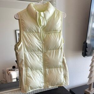 Fabletics Lime/Yellow Puffer Vest